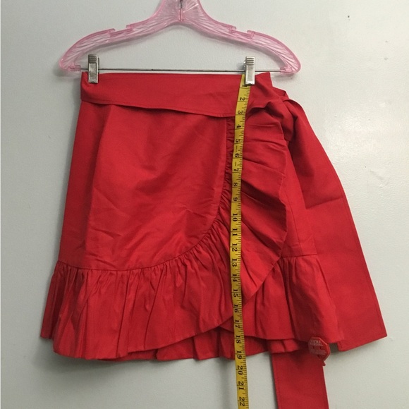 Tanya Taylor Vibrant Red Skirt,Specials : American Fashion Style Bags On Sale